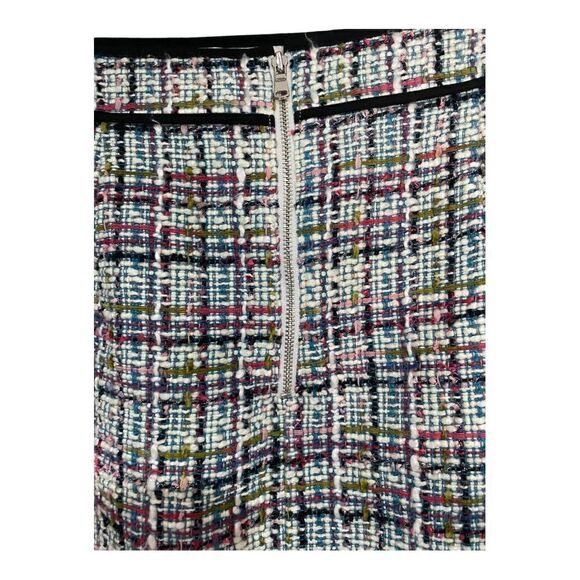 Ann Taylor LOFT Multicolor Tweed Skirt with Two Front Pockets - Picture 6 of 7